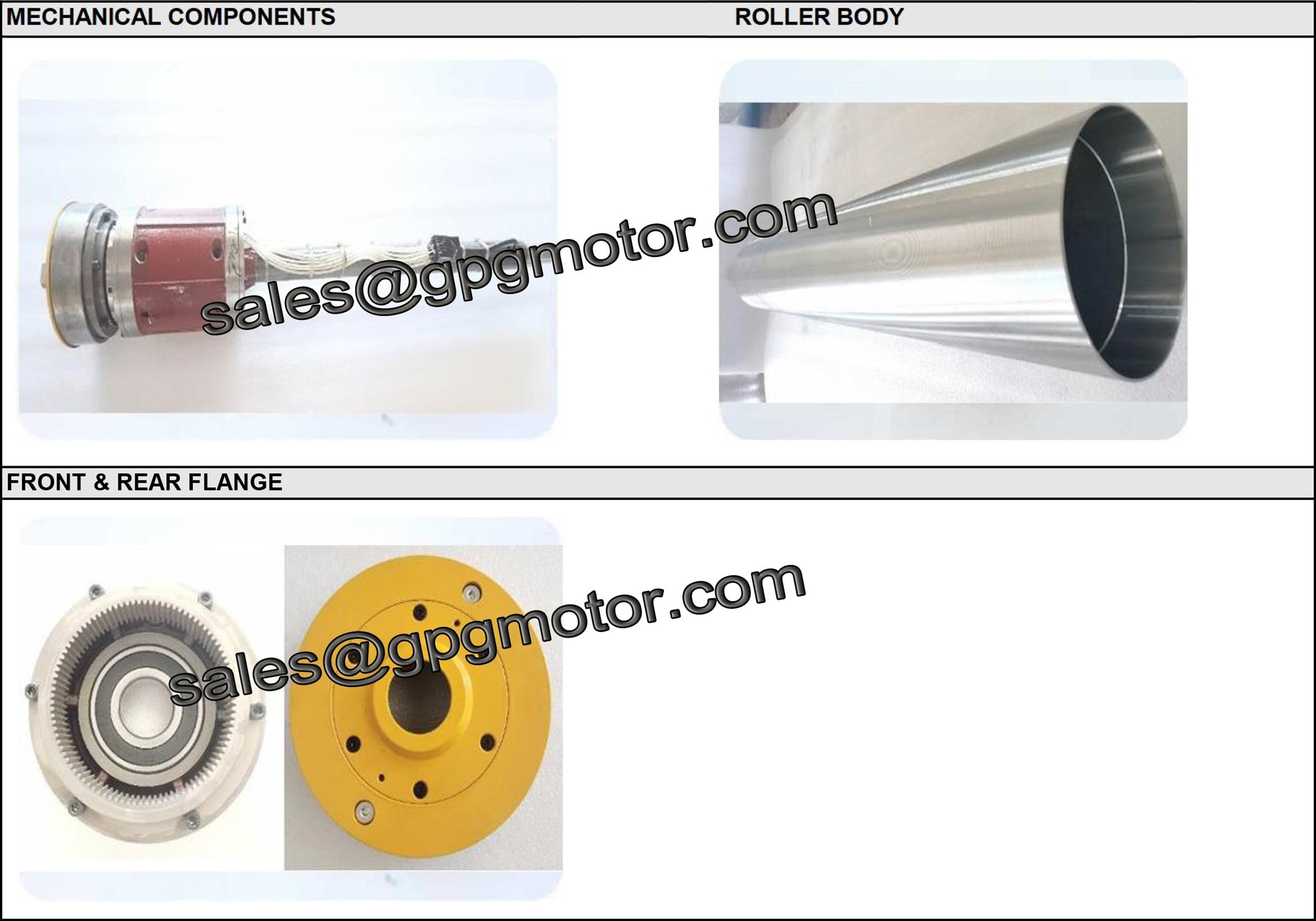 Motor de tambor CA muito melhor em desempenho do que os parques marinhos