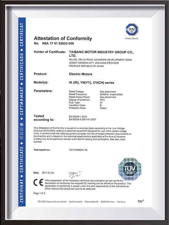 Taibang Motor Industry Group Co.,Ltd